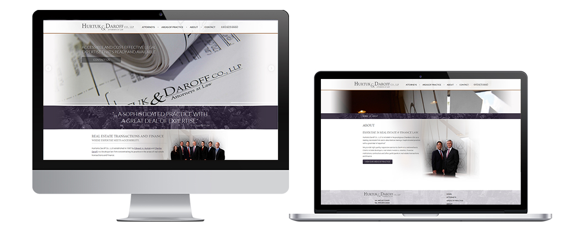 Hurtuk & Daroff Website Showcase