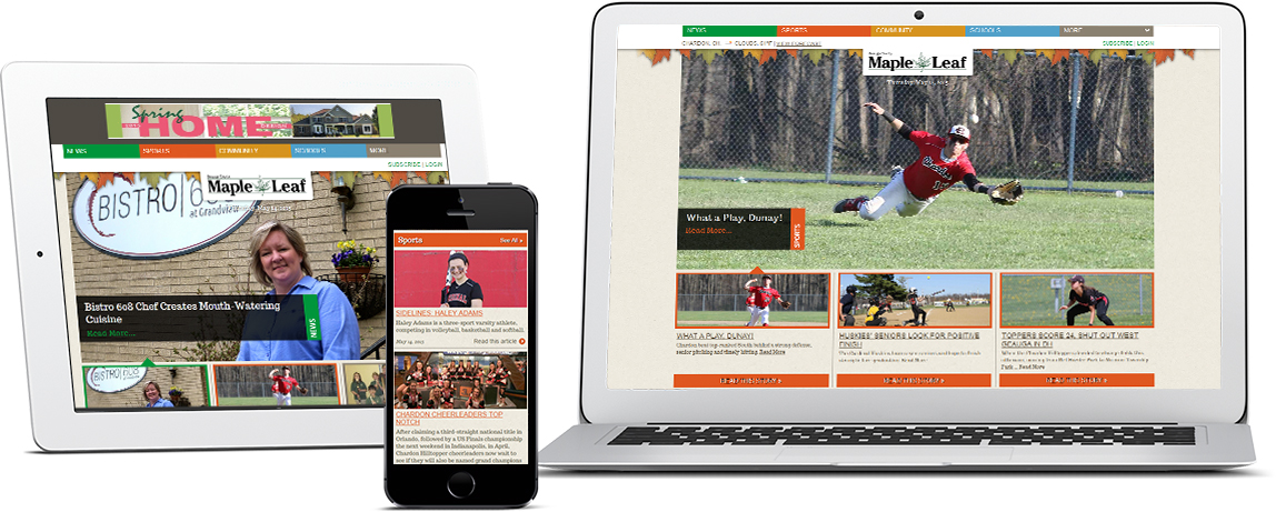 Geauga Maple Leaf Website Showcase