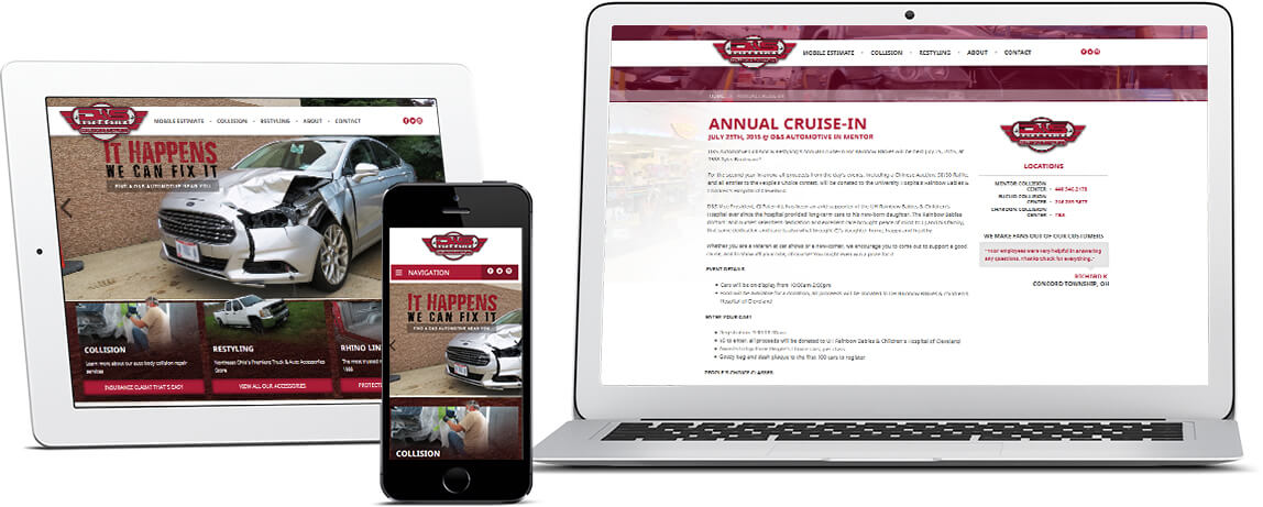 D&S Automotive Website Showcase