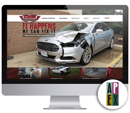 D&S Automotive Website Mockup