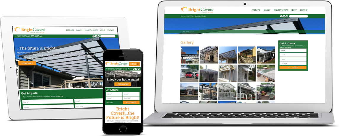 Bright Covers Website Showcase