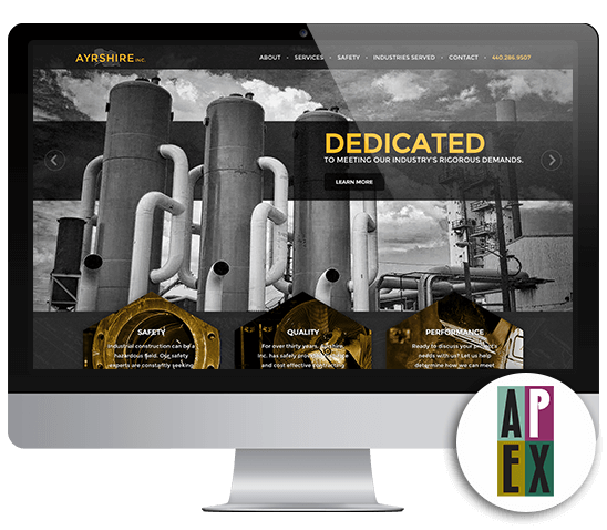 Ayrshire Website Mockup