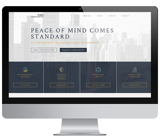 Todd Associates Website Mockup