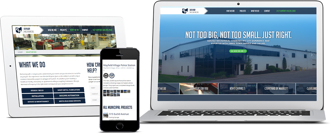 Geauga Mechanical Website Showcase