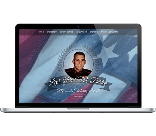 Bret Poklar Website Sample Mockup