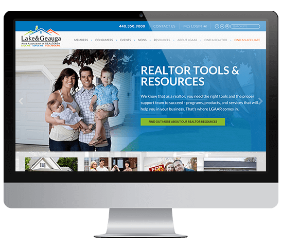 lgaar Website Sample Mockup