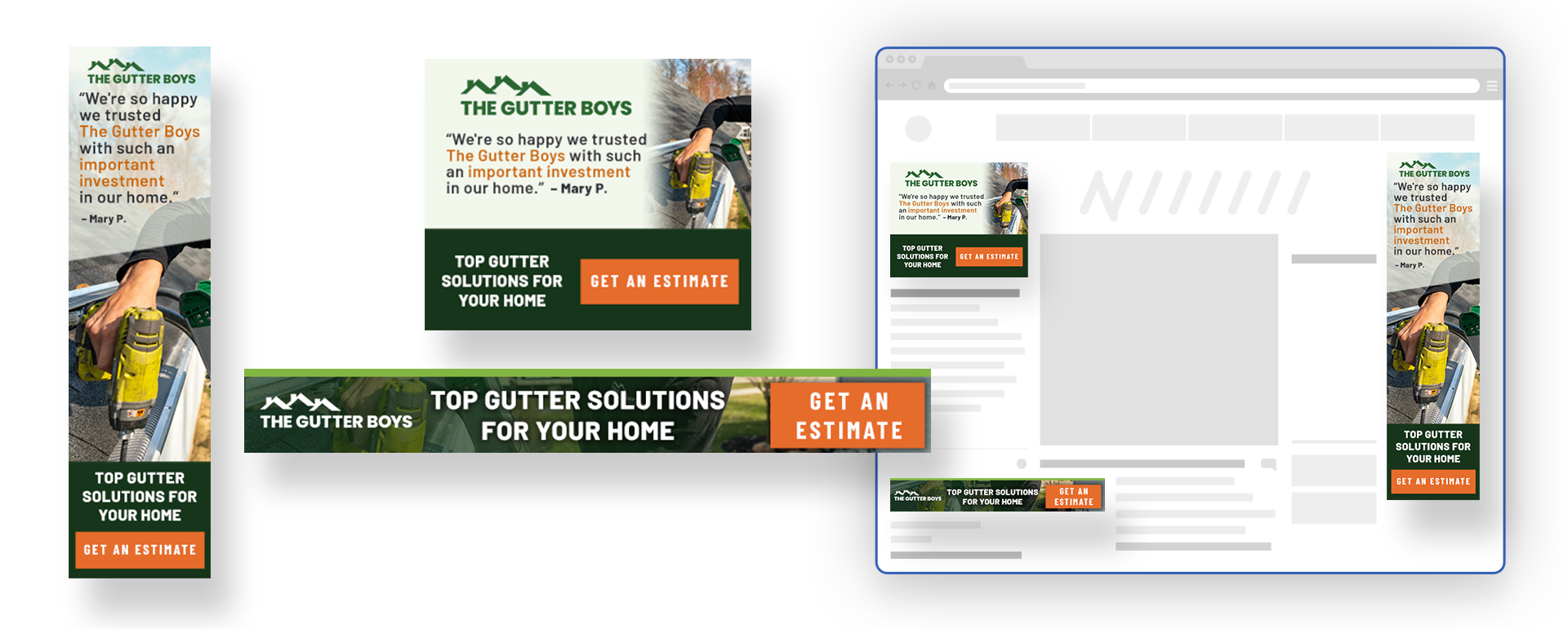 the gutter boys programmatic ads showcase image