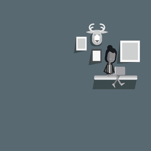 person looking up contact info