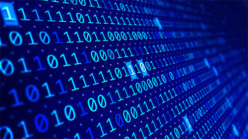 numbers displayed as data