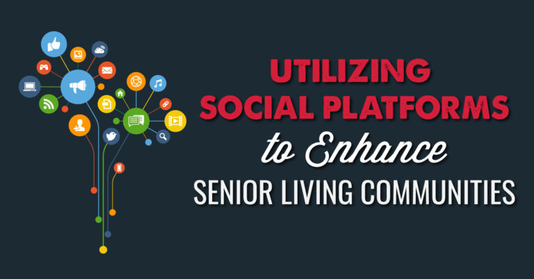 Enhance SeniorLiving Communities with social media blog graphic
