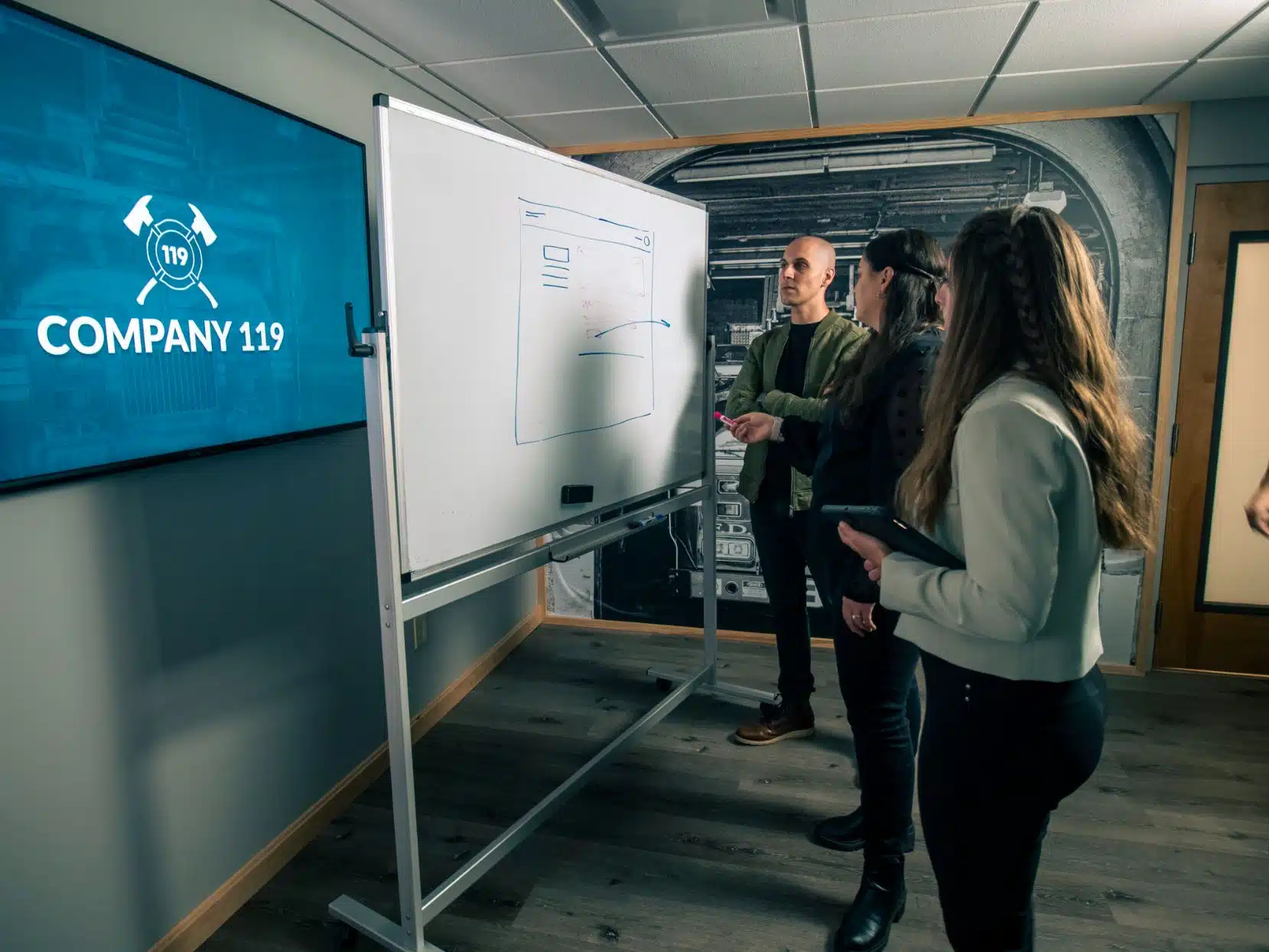 design team brainstorming