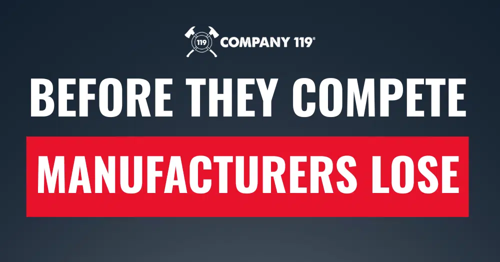 Before they compete manufactures lose.