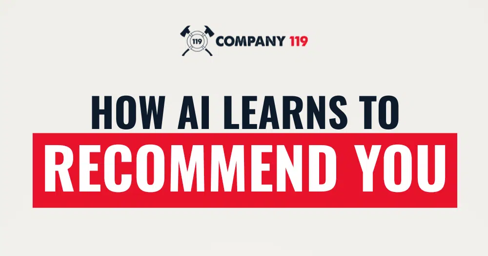 How AI learns to recommend you.