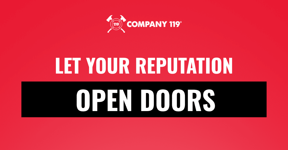 Let your reputation open doors.