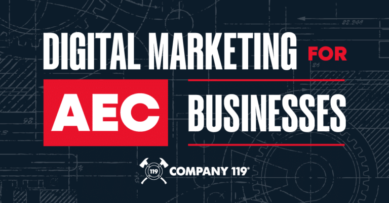 Digital Marketing for AEC Businesses in 2025 Blog Graphic