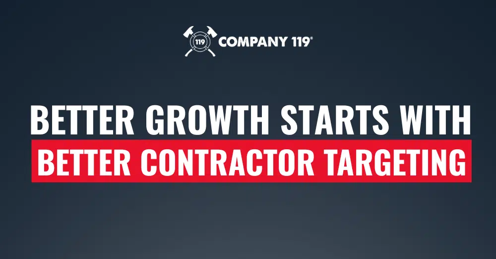 Stop Marketing to “Contractors.” Start Marketing to the Right 30%